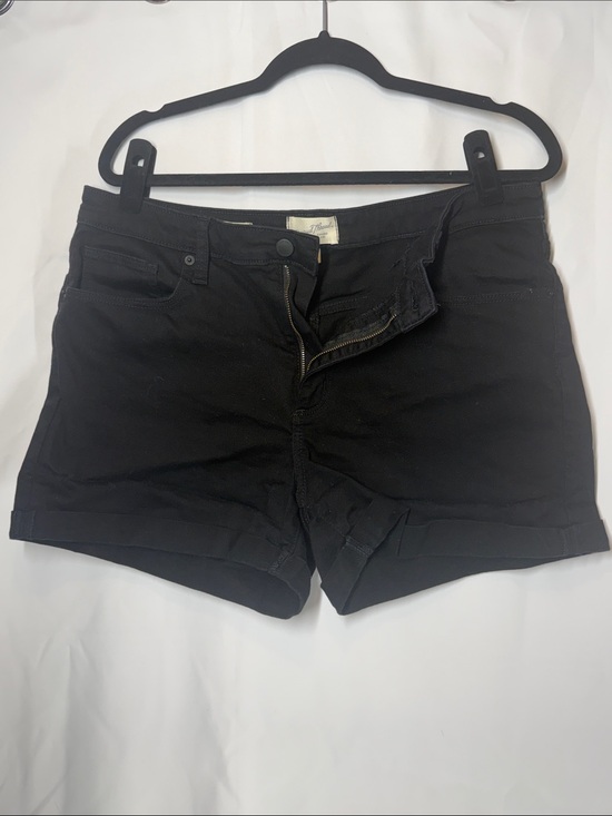 Universal Thread Pants - Universal Thread Black Denim Cuffed Jean Shorts